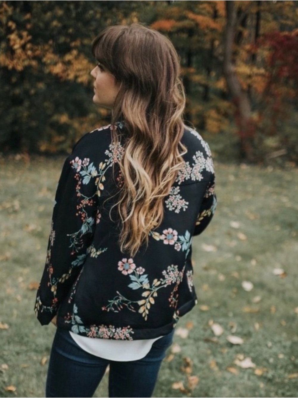 Who What Wear Floral Kimono Jacket - Picture 2 of 4